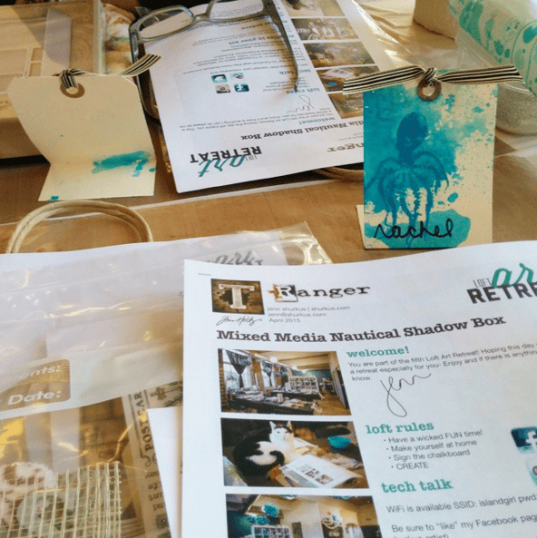 Mixed Media Art Retreat {creative chick}