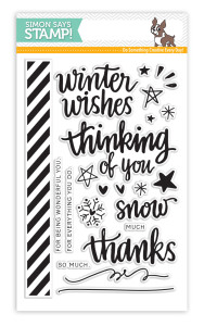 Hand Lettered Winter Wishes, Simon Says Stamp
