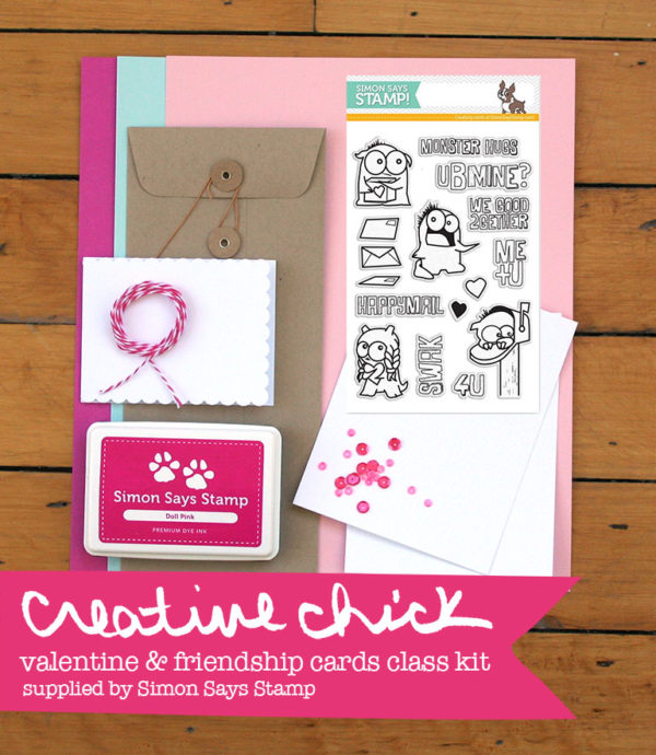 Creative Chick Classes: Valentine & Friendship Cards Class Kit | shurkus.com