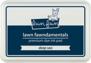 Lawn Fawn DEEP SEA Premium Dye Ink Pad Fawndamentals