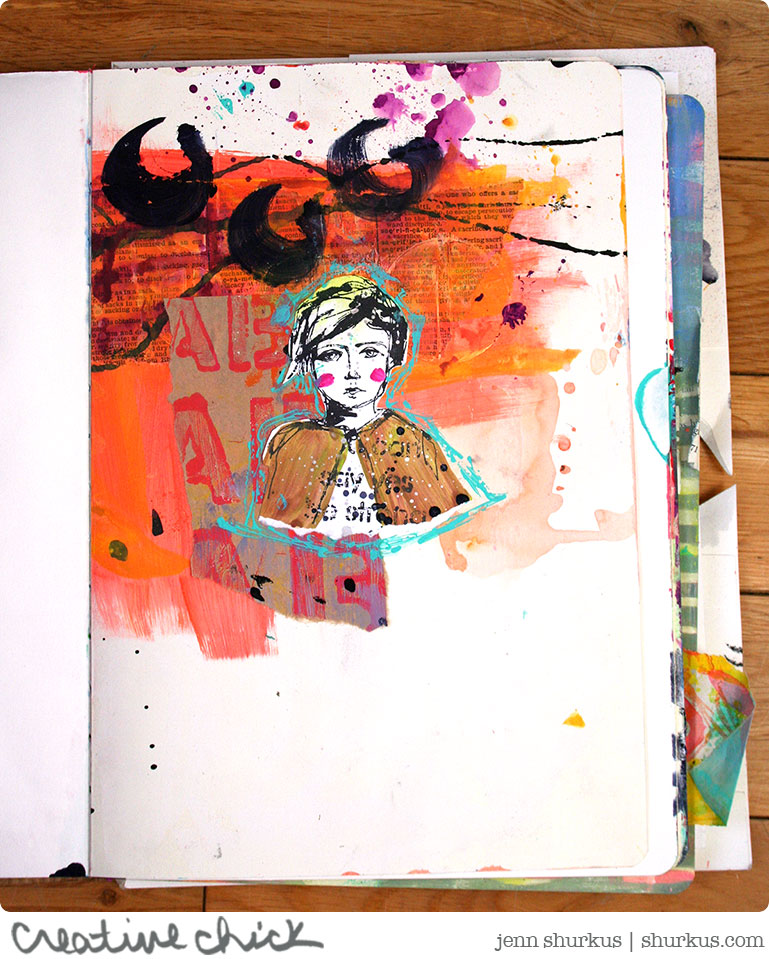 Art Journal Play Series: Random by Design with Dina Wakley | shurkus.com