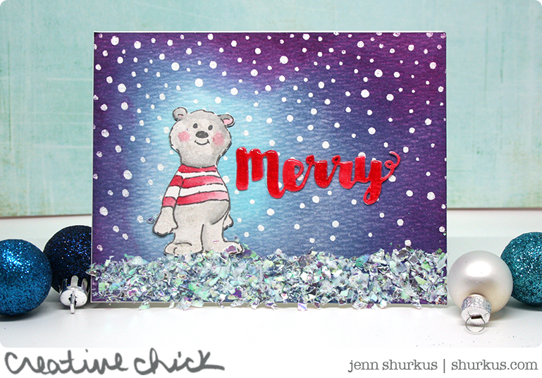 Simon Says Stamp Wednesday Challenge: Let It Snow featuring Art Impressions | shurkus.com