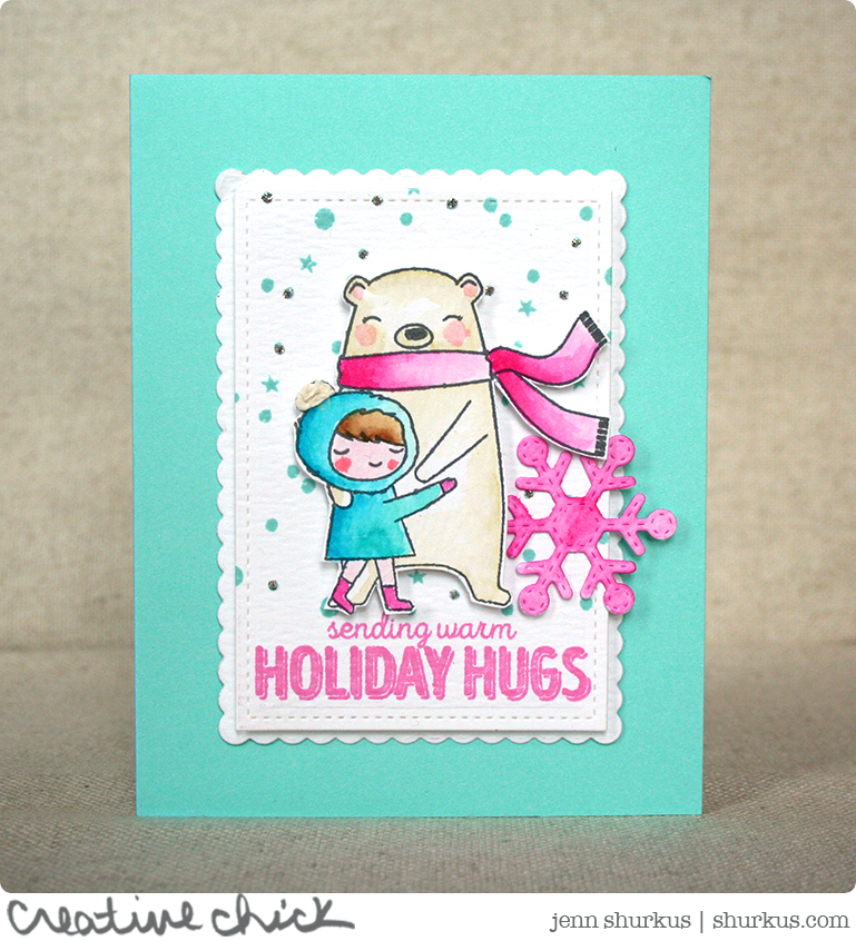 Sending Holiday Hugs, Wplus9 | shurkus.com