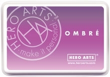 Lilac to Grape Purple Ombre Ink Pad, Hero Arts