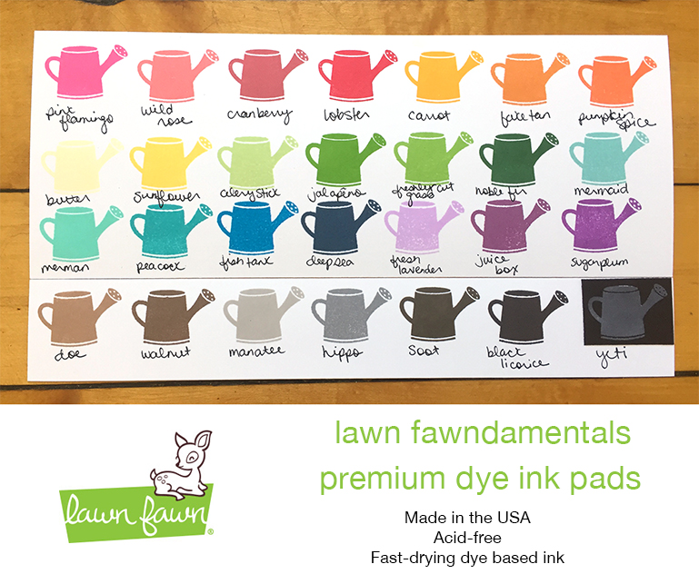 Lawn Fawn Ink Colors
