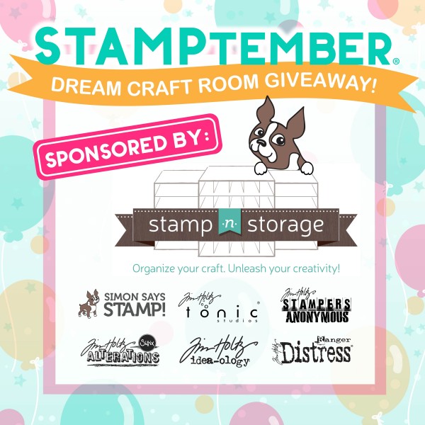 STAMPtember, Simon Says Stamp Dream Craft Room Giveaway | shurkus.com