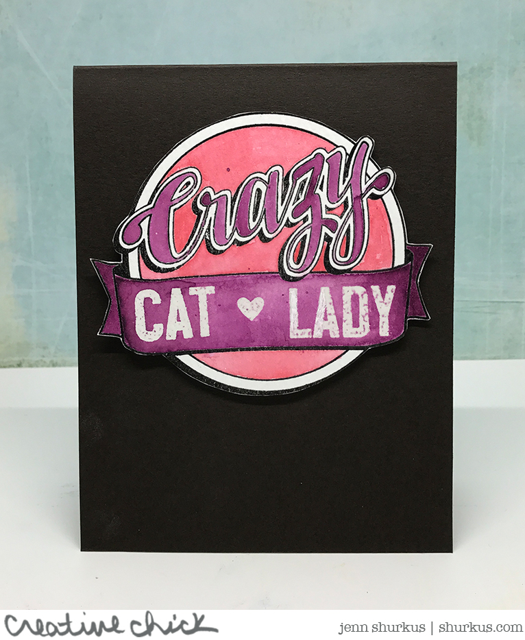 Crazy Cat Lady Greeting with Concord & 9th | shurkus.com