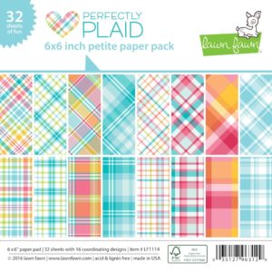 Perfectly Plaid 6x6 Paper Pad, Lawn Fawn