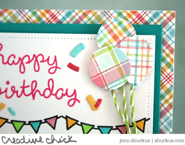 Winter Birthday with Lawn Fawn Products | shurkus.com