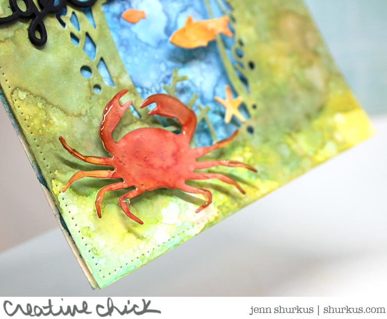 Under the Sea, Get Well, Memory Box for Simon Says Stamp Wednesday Challenge | shurkus.com