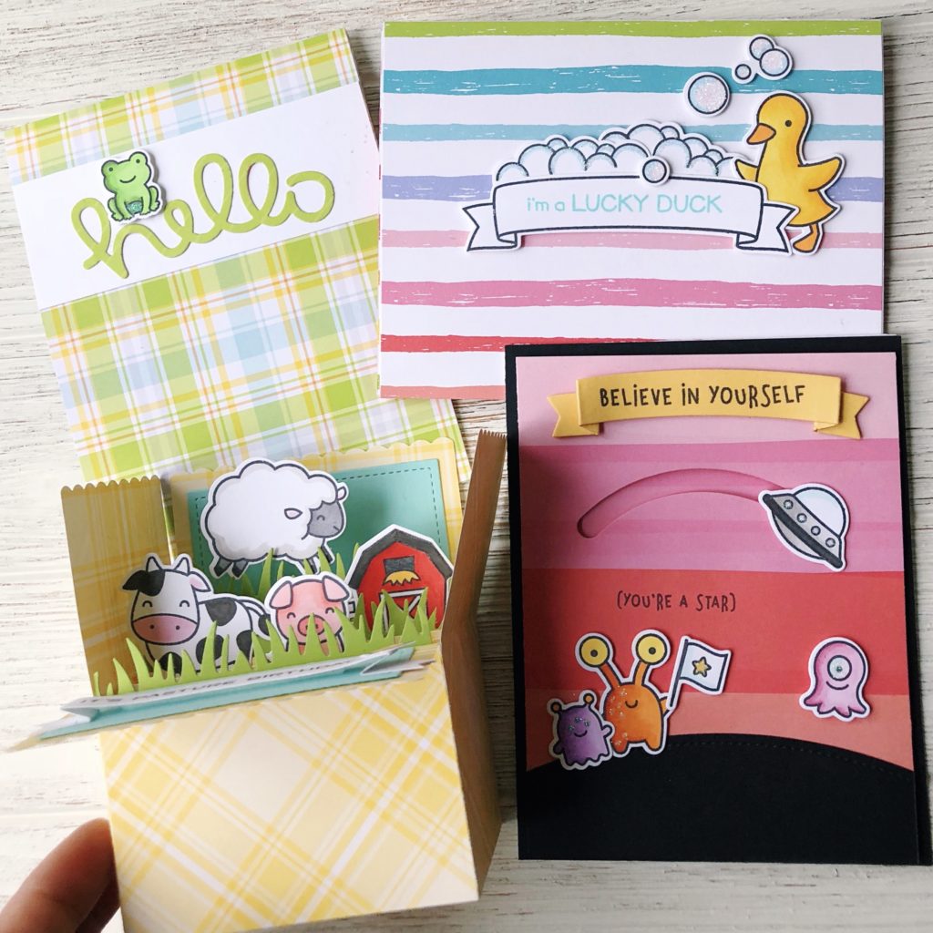 Interactive Lawn Fawn Cards with Jenn | shurkus.com