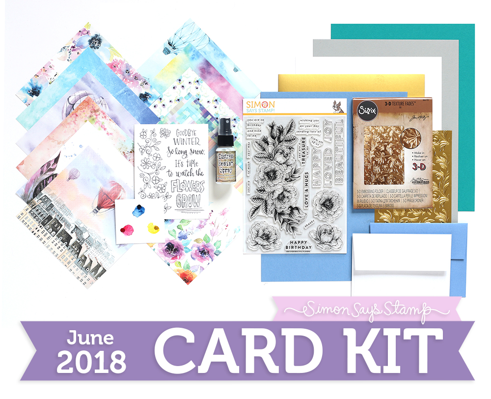 Simon Says Stamp June Card Kit, 2018 Fly with Me
