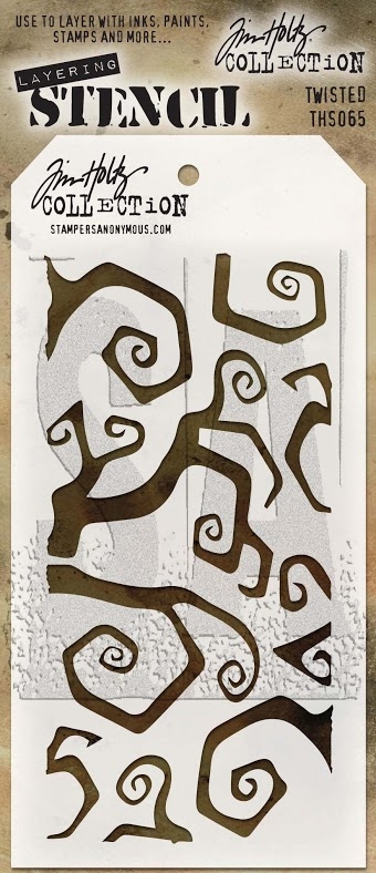 Tim Holtz, Twisted Layering Stencil