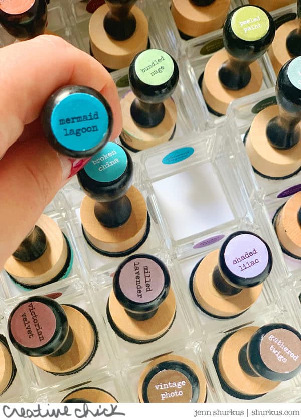 Studio Organization: Distress Ink Blending Tools {creative chick}