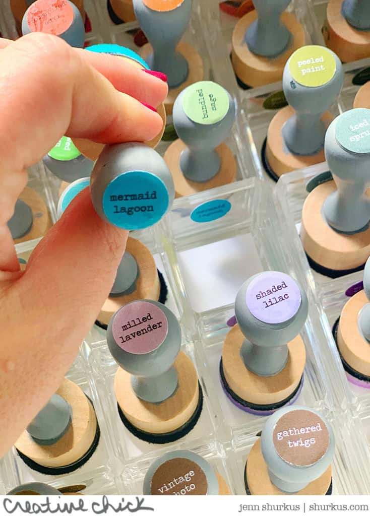 Studio Organization: Distress Ink Blending Tools {creative chick}