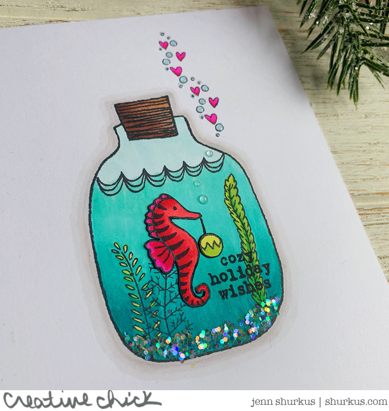 Bugs and Fishes by Lupin: Easy DIY Christmas Card Ideas #1: Washi