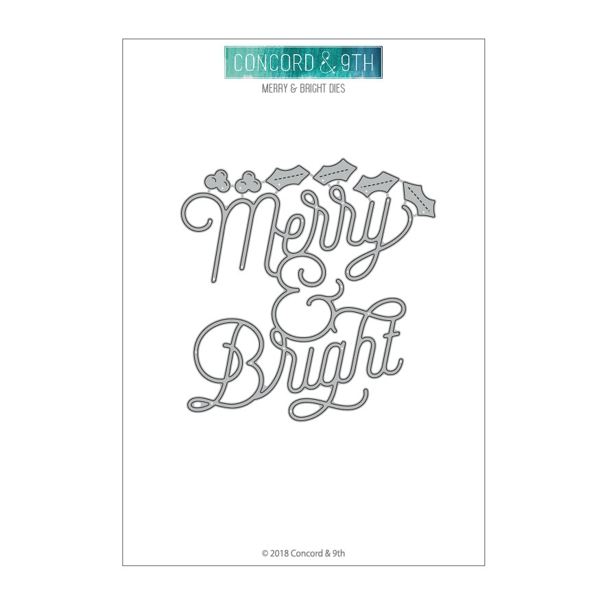 Concord & 9th, Merry & Bright Die Set