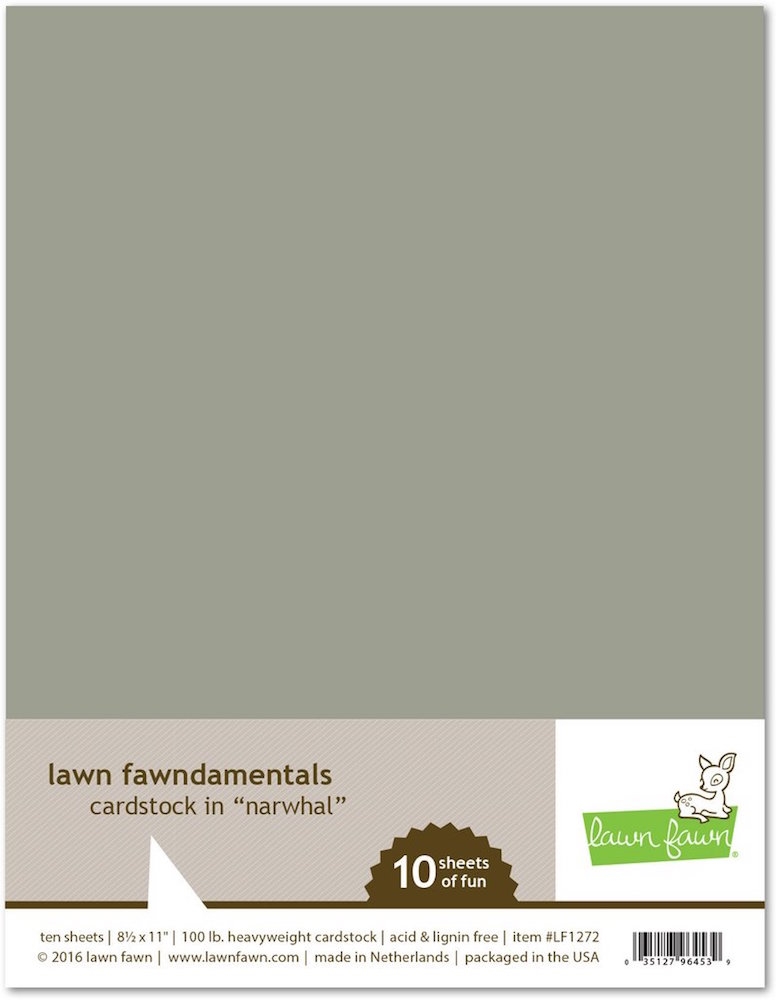Lawn Fawn, Narwhal Cardstock