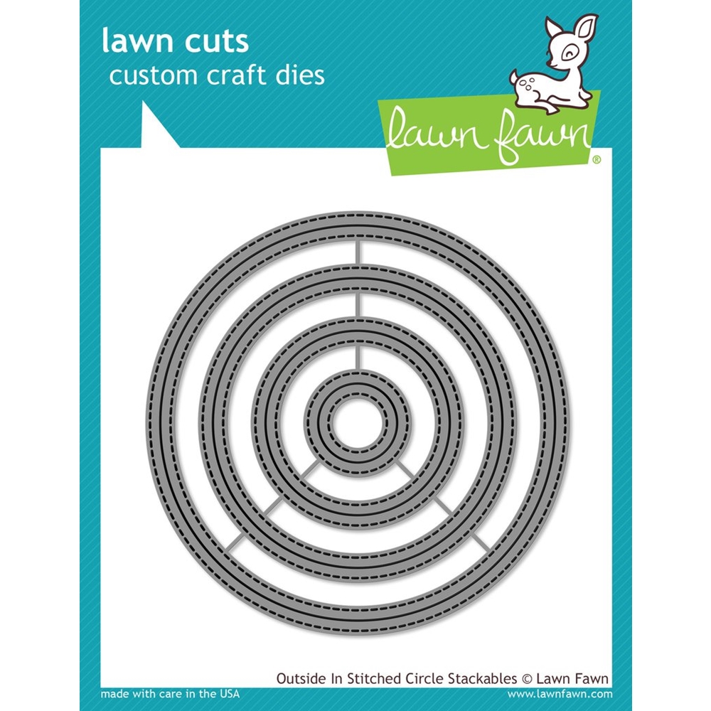 Lawn Fawn, Outside In Stitched Circle Stackables
