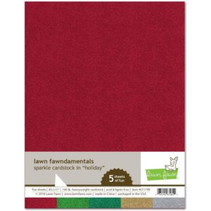 Lawn Fawn, Holiday Sparkle Cardstock