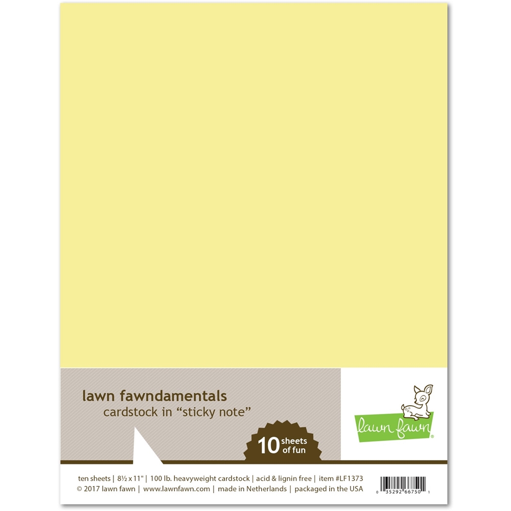 Lawn Fawn, Sticky Note Cardstock