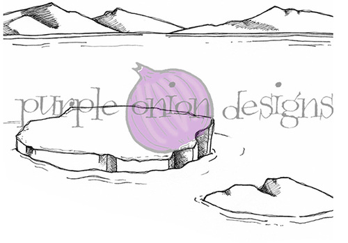 Purple Onion, Stacey Yacula Studio - Iceberg