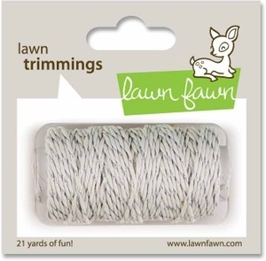 Lawn Fawn, Silver Sparkle Lawn Trimmings