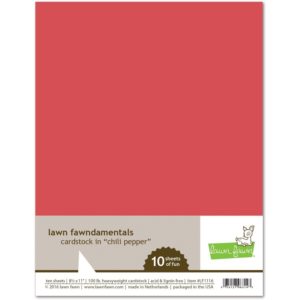Lawn Fawn, Chili Pepper Cardstock