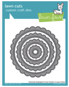 Lawn Fawn, Stitched Scalloped Circle Frames