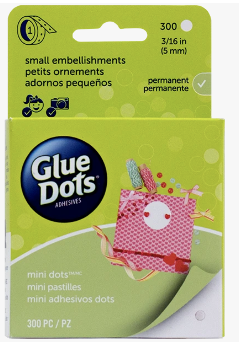 Glue Dots, Mini 3/16