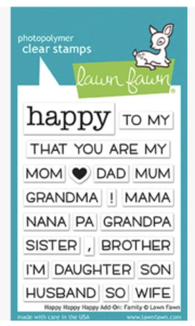Lawn Fawn, Happy Happy Happy Add-On: Family