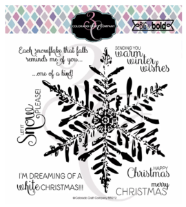 Colorado Craft Company, Big & Bold~Warm Wishes Snowflake