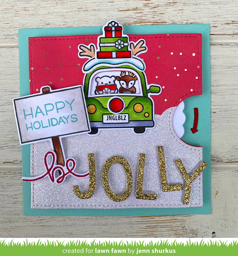 Lawn Fawn Sparkle Cardstock - Holiday