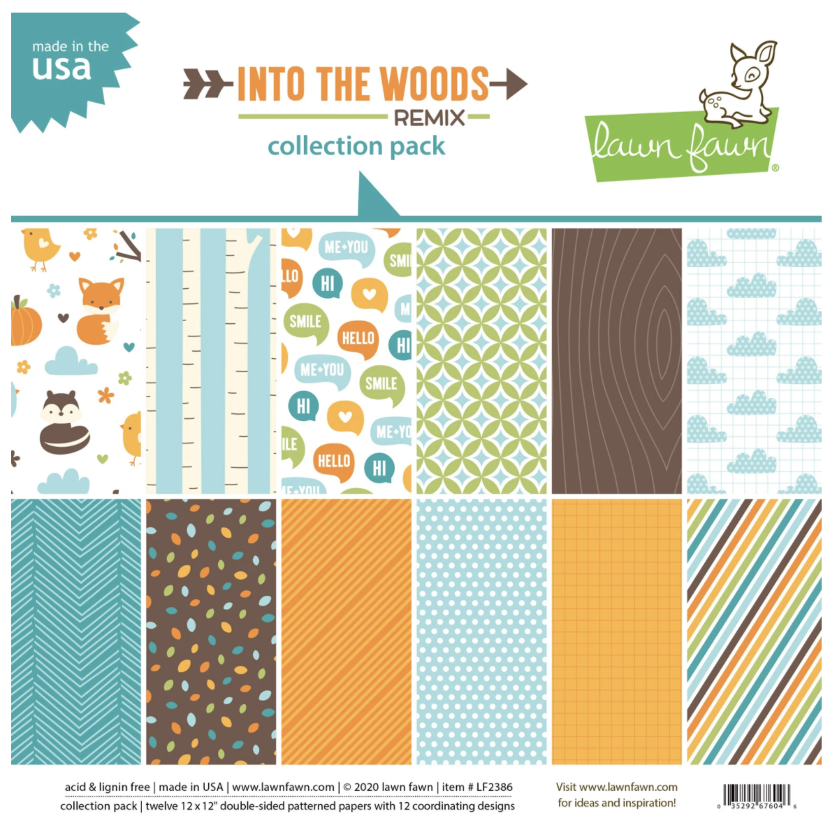 Lawn Fawn, Into the Woods Remix Collection Pack
