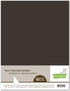 Lawn Fawn, Ground Coffee Cardstock