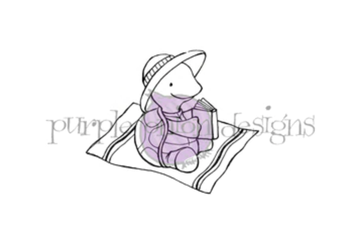 Purple Onion Designs, August (turtle reading)
