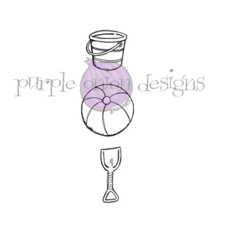 Purple Onion Designs, beach toy set