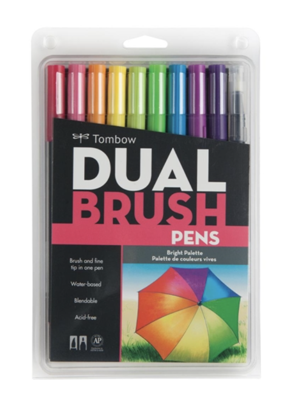 Tombow, Dual Brush Pens 10 pack