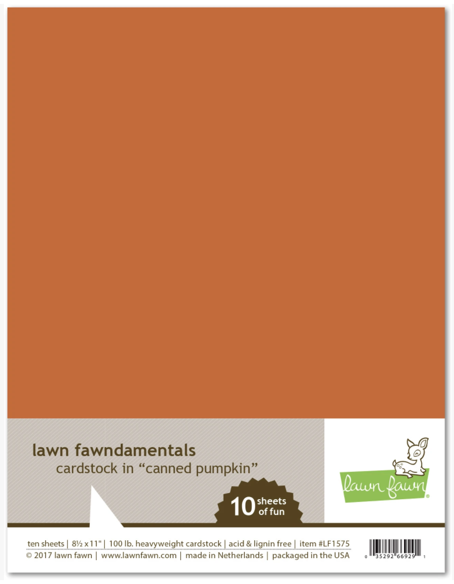 Lawn Fawn, Canned Pumpkin Cardstock
