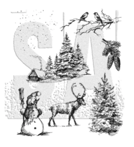 Tim Holtz/Stampers Anonymous: Winterscape