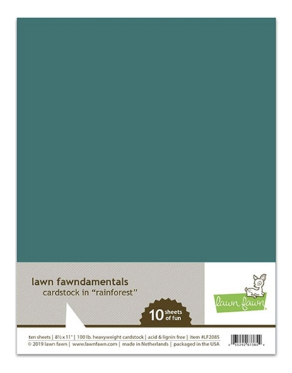 Lawn Fawn, Rainforest Cardstock
