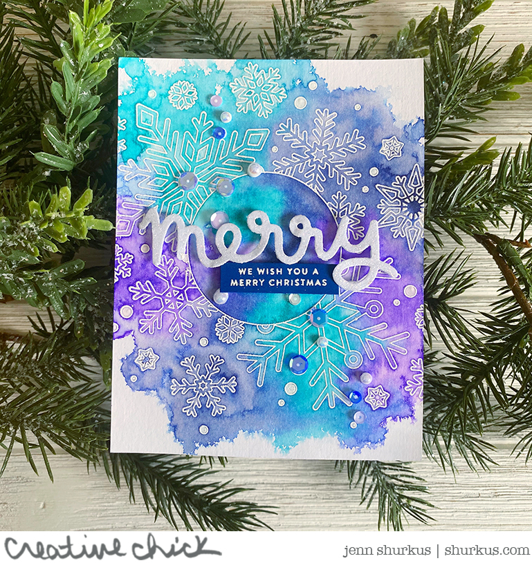 Get Cracking: Merry Alcohol Inks {creative chick}
