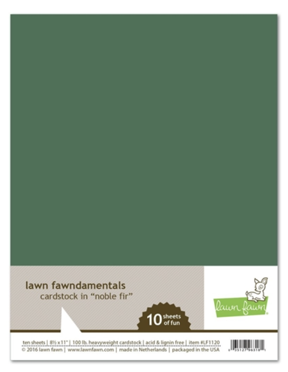 Lawn Fawn, Noble Fir Cardstock