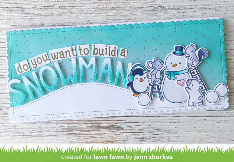 Build a Snowman, Lawn Fawn {creative chick}