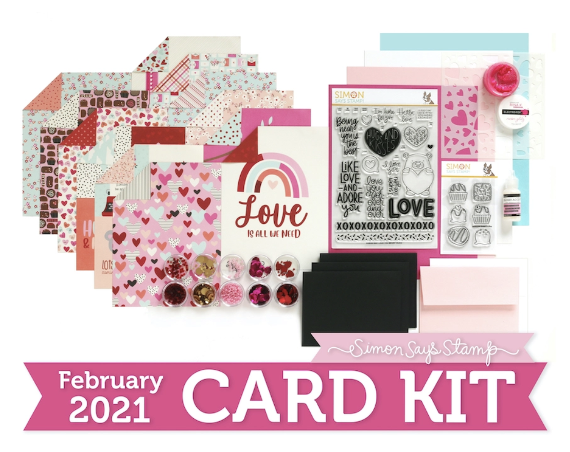Simon Says Stamp, February 2021 Card Kit