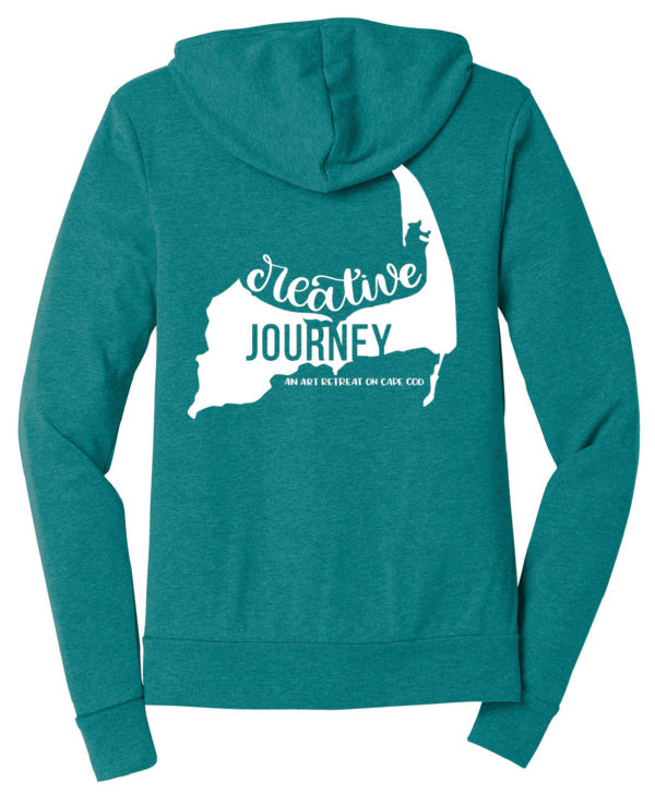 Creative Journey Art Retreat Zip Hoodie