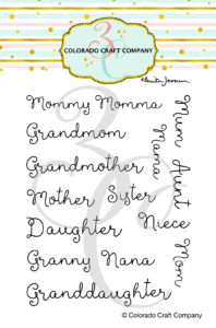 Colorado Craft Company, Anita Jeram- For Mom Names