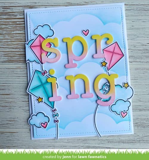 Lawn Fawn Cloudy Stencil - Image 5