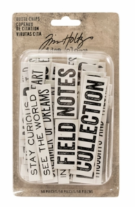 Tim Holtz Idea-ology, Quote Chips