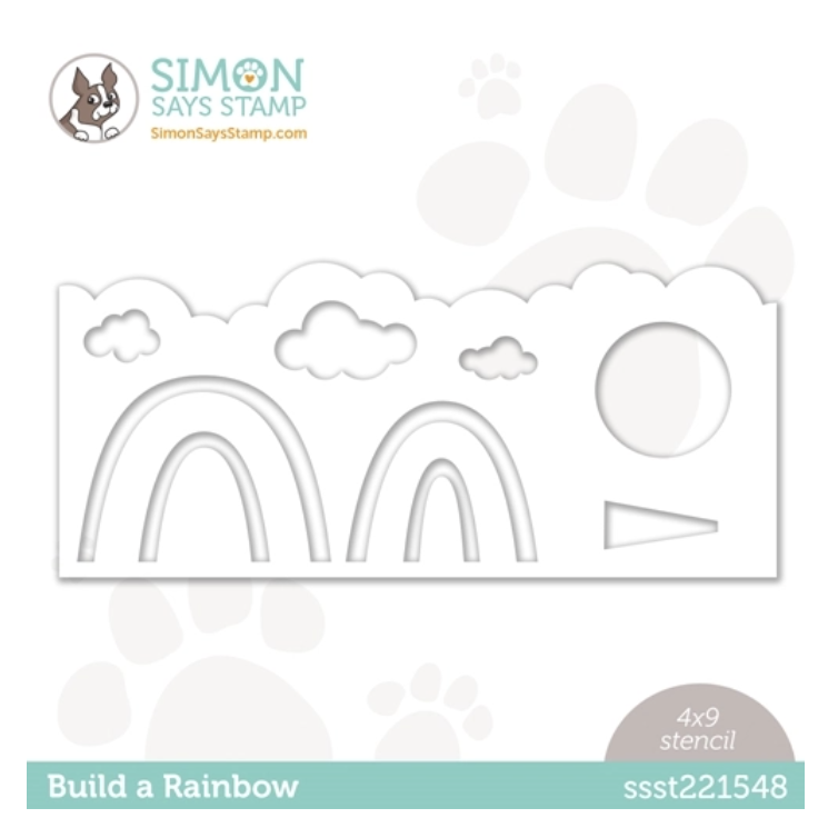 Simon Says Stamp, Build a Rainbow Stencil